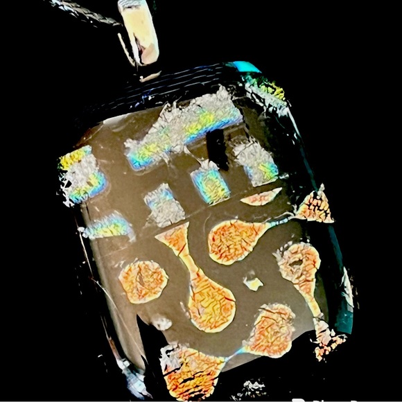 Art Glass Pendant Dichroic Glass - Picture 2 of 8